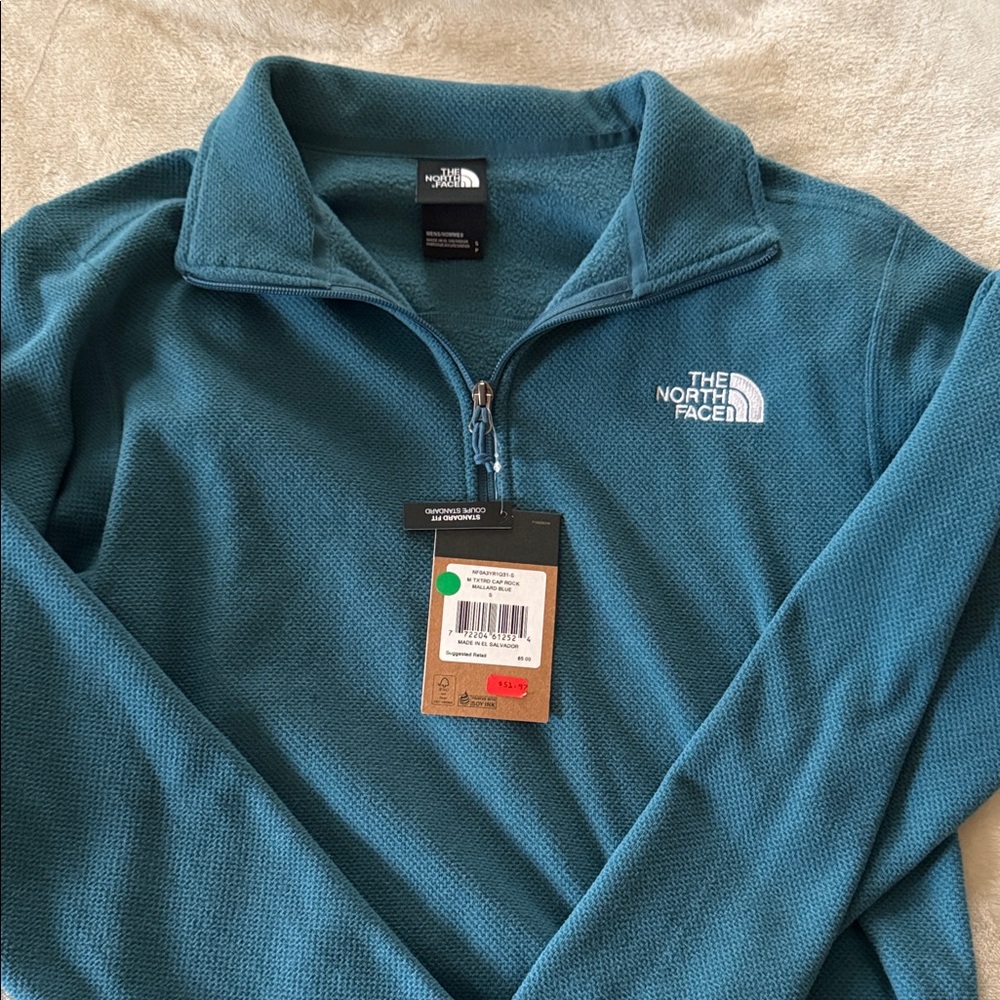 The North Face Blue Quarter-Zip Fleece